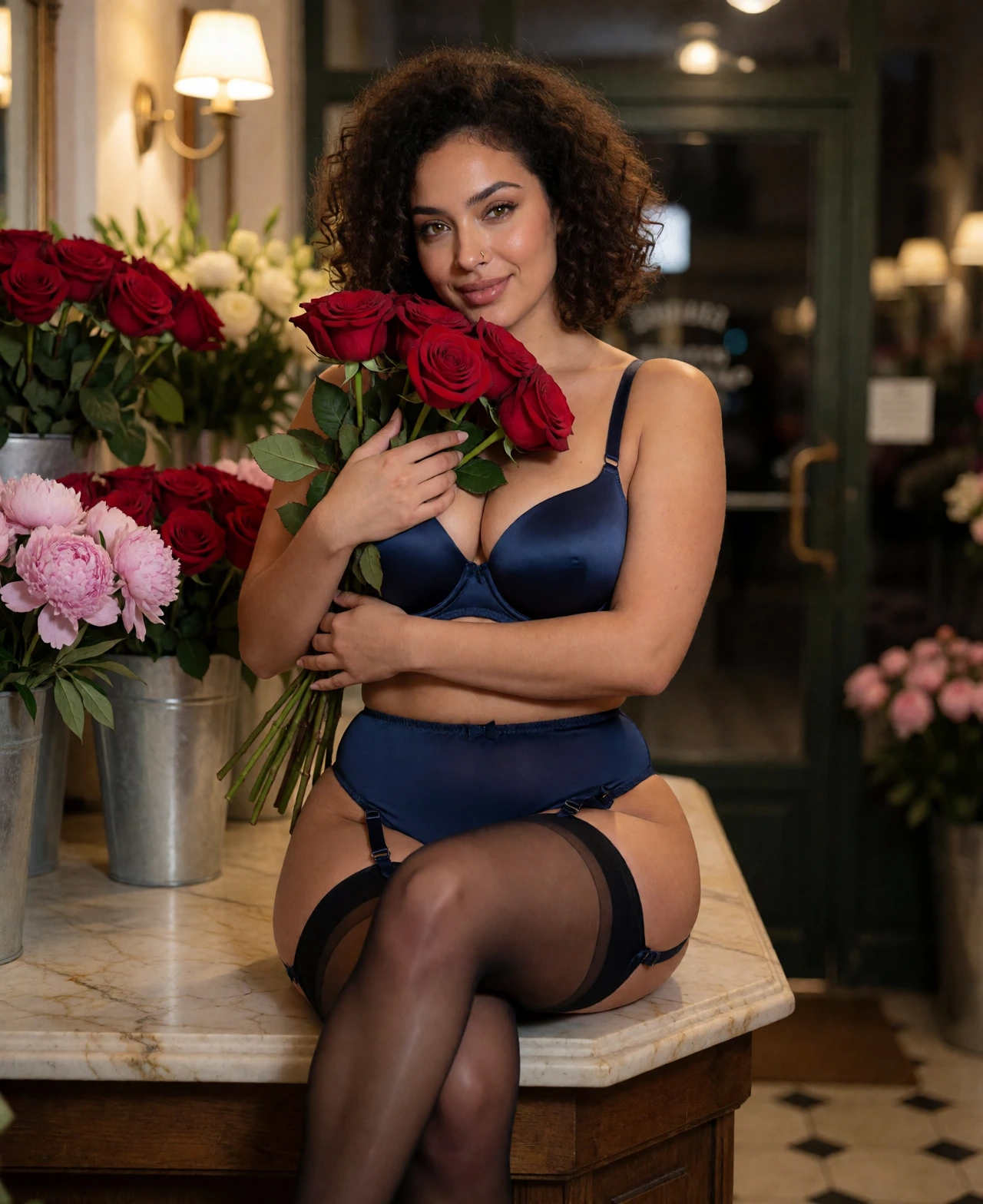 Nawal, 39, a fictional AI woman